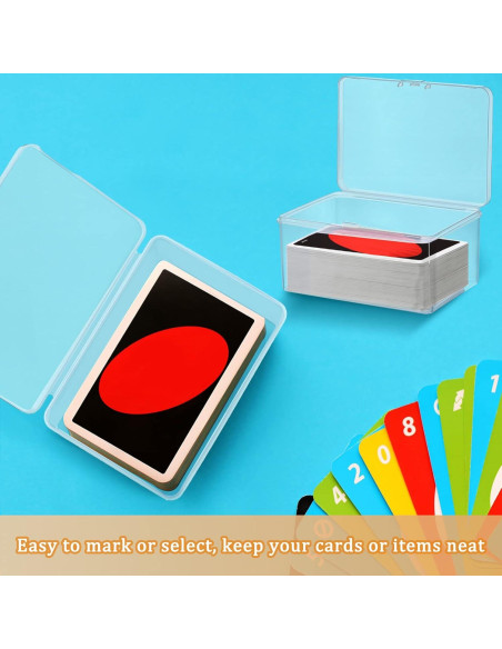 Estuches Transparentes Qunclay para Cartas de Juego - 10 Pcs