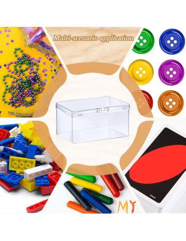 Estuches Transparentes Qunclay para Cartas de Juego - 10 Pcs