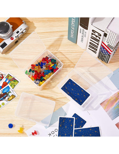 Estuches Transparentes Qunclay para Cartas de Juego - 10 Pcs