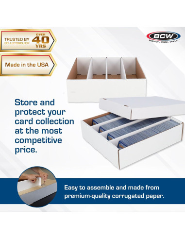 Caja de Almacenamiento de Cartas BCW Monster Box 2ct 3200 Cartas