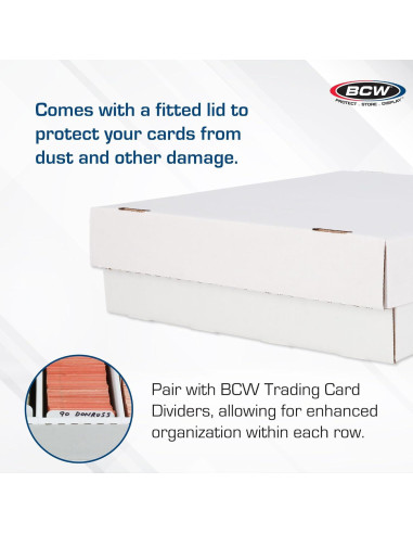Caja de Almacenamiento de Cartas BCW Monster Box 2ct 3200 Cartas