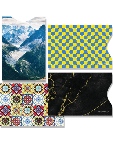 8 Fundas Bloqueadoras RFID HozyFrozy - Diseños Coloridos