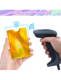 10 Fundas Bloqueadoras RFID Yuanchu para Tarjetas de Crédito 2