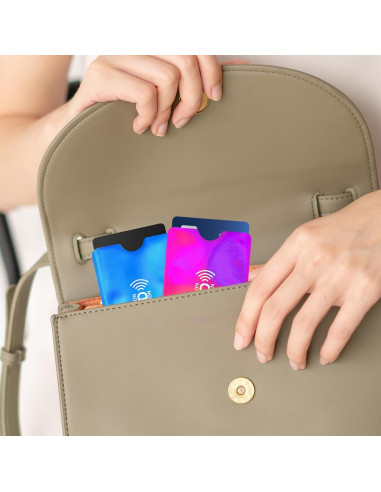 10 Fundas Bloqueadoras RFID Yuanchu para Tarjetas de Crédito