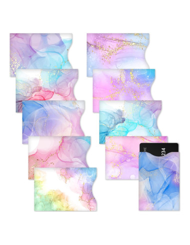 10 Fundas RFID Bloqueadoras DEEZOMO para Tarjetas de Crédito