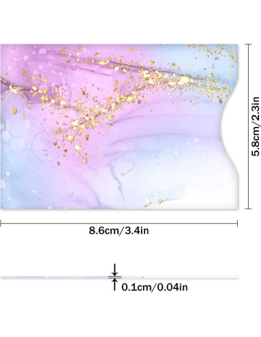 10 Fundas RFID Bloqueadoras DEEZOMO para Tarjetas de Crédito