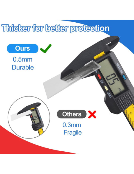 Utron 16 Fundas de Tarjeta de PVC Transparente 9.7x5.8cm