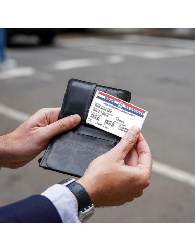 Utron 16 Fundas de Tarjeta de PVC Transparente 9.7x5.8cm