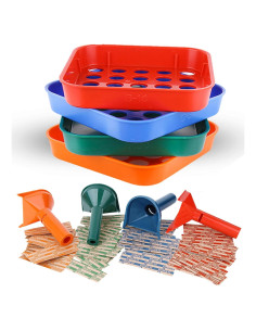 Kit Clasificador de Monedas Budgetizer - 4 Bandejas y 4 Tubos