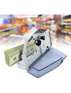 Mini Contador de Billetes Portátil Ficwzw 190x50x90mm 2