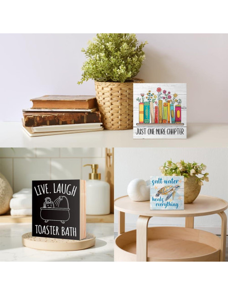 Letrero de Caja de Madera Rústica Vgrti 15x15 cm Decoración Letrero de Caja de Madera Rústica Vgrti 15x15 cm Decoración