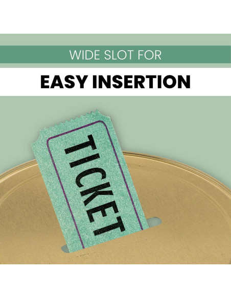 Tarro de Monedas Grande Kitchentoolz 1 Galón con Tapa Dorada