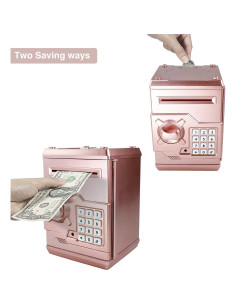 Banco de Ahorro Electrónico Cargooy WF-3001 Oro Rosa 2