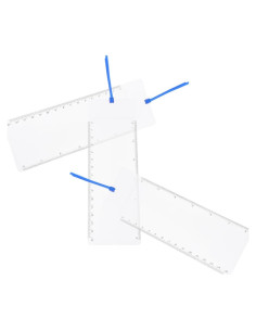 Lupa de Marcador Portátil NUOBESTY 3x con Regla 19cm