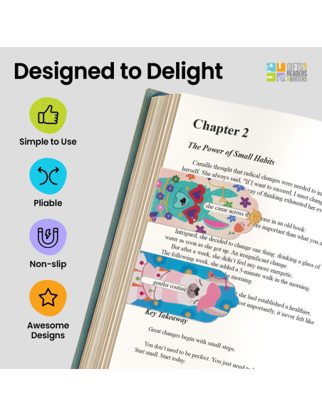 Marcador de Página Magnético Llama - Regalos para Lectores