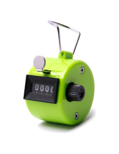 Contador de Mano Othmro Mecánico 4 Dígitos Verde