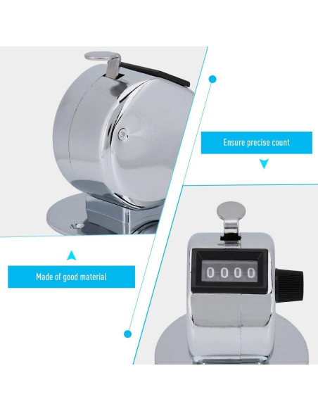 Contador Manual Mecánico Bnineteenteam 5 Piezas 4 Dígitos