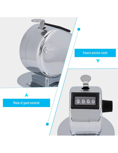 Contador Clicker Kodrily 4 Dígitos Metal Ligero hasta 9999