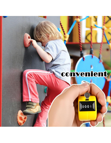 24 Pcs Contador Manual de Tally Norcoin 4 Dígitos Multicolor