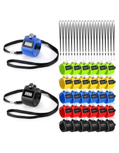 Contador de Mano Hoteam AY2389 - 30 Clickers Digitales ABS