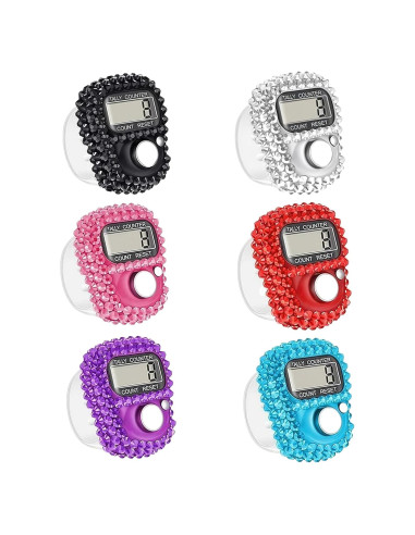 Contador de Dedos Electrónico ZhangyiHot 6 Pcs 5 Dígitos