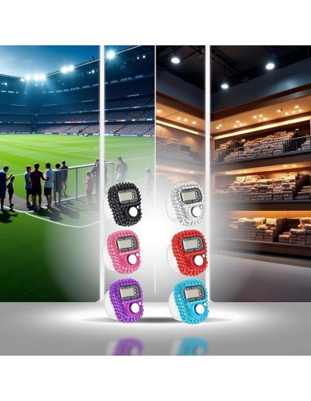 Contador de Dedos Electrónico ZhangyiHot 6 Pcs 5 Dígitos