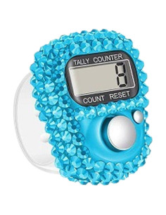 Contador Electrónico de Dedo Fansoftiks Azul Portátil