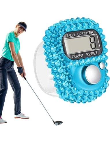 Contador Electrónico de Dedo Fansoftiks Azul Portátil