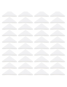 Heyous 50PCS Protectores de Esquinas Plástico Transparente 35mm