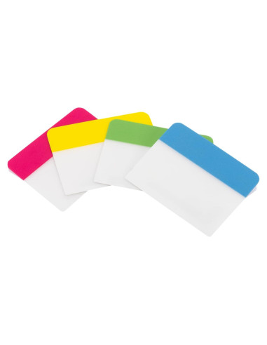 Pestañas Adhesivas Index Desk Tech 3.81x5.08cm 16 Hojas Multicolor