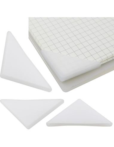 Heyous 50PCS Protectores de Esquinas Plástico Transparente 35mm