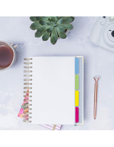 Pestañas Adhesivas Index Desk Tech 3.81x5.08cm 16 Hojas Multicolor