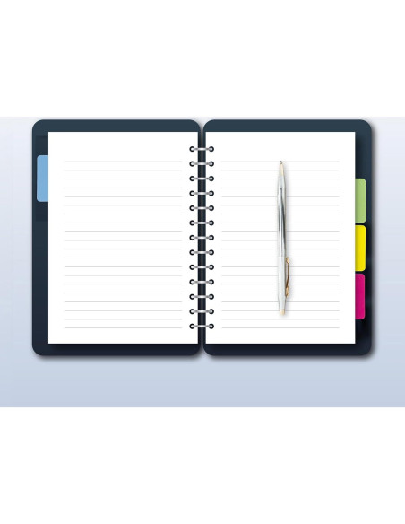 Pestañas Adhesivas Index Desk Tech 3.81x5.08cm 16 Hojas Multicolor