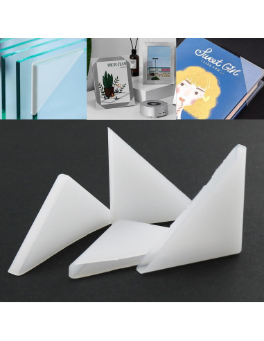 Heyous 50PCS Protectores de Esquinas Plástico Transparente 35mm