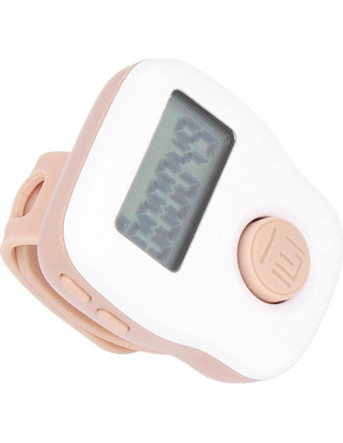 Contador de Dedos USB Shanrya Anillo Silicona Blanca 6 Canales