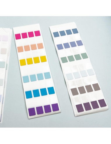Pestañas Adhesivas de Índice TuNan 720 Piezas 1.27 cm 18 Colores