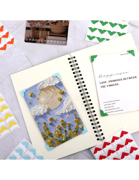 360 Pegatinas Esquinas de Fotos Autoadhesivas Vin Beauty