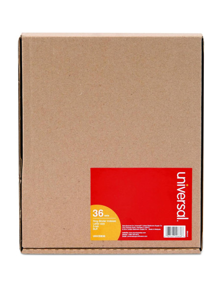 Índice Insertable Universal UNV20836 5 Pestañas Buff 36/Caja