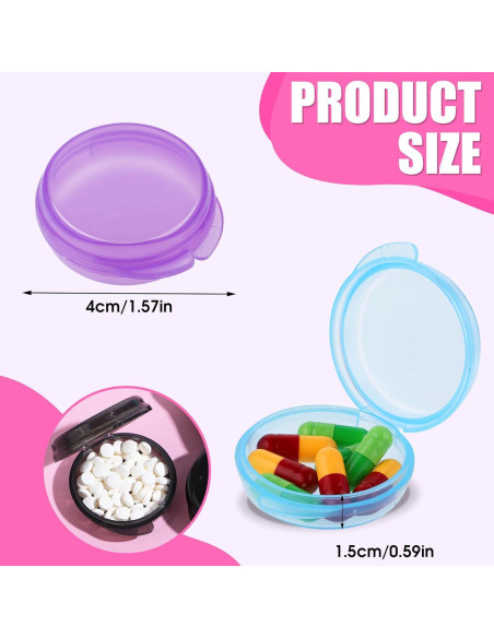 35 Piezas Organizador de Pastillas WLLHYF Caja de Viaje