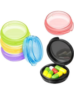 Organizador de Pastillas Sndperiexam 4 Pcs Multicolor Portátil 2