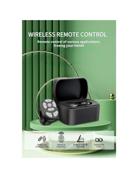 Control Remoto Bluetooth Yoidesu Pasador de Página Negro