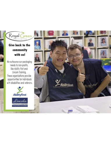 Etiquetas Adhesivas Rectangulares Royal Green 25mmx10mm Rosa Neón - 1400 Unidades