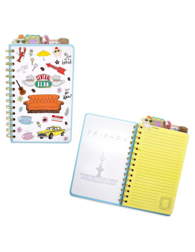 Cuaderno Espiral Friends Silver Buffalo 75 Páginas 12.7x20.3cm