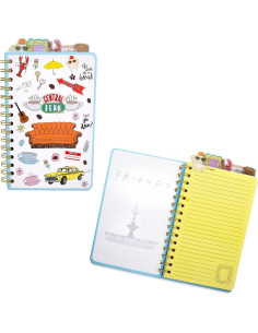 Cuaderno Espiral Friends Silver Buffalo 75 Páginas 12.7x20.3cm 2