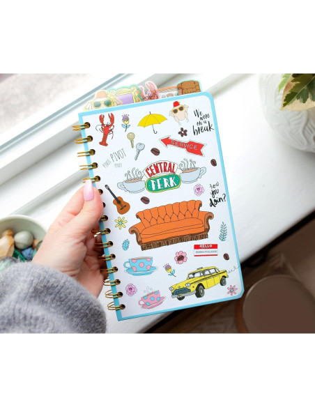 Cuaderno Espiral Friends Silver Buffalo 75 Páginas 12.7x20.3cm