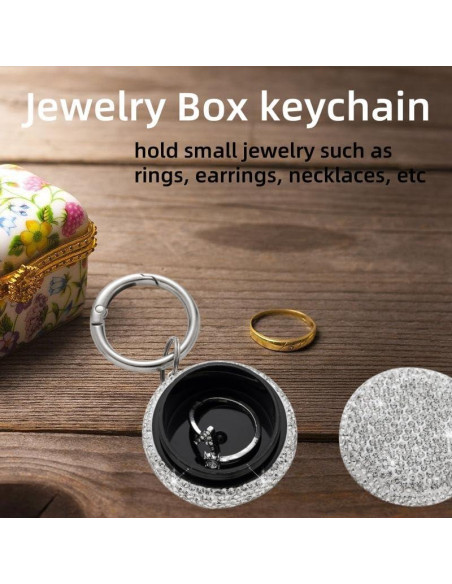 Organizador de Pastillas Portátil EveryBling Rosa 4.3 cm