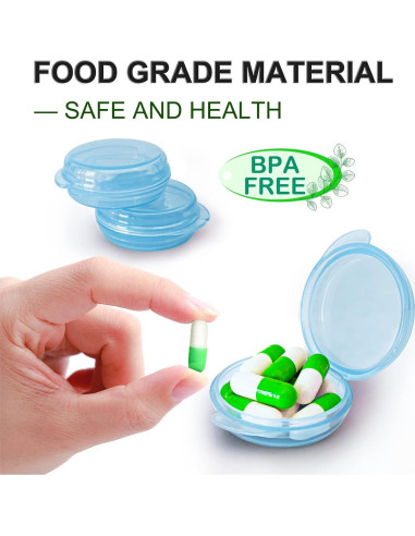 Estuche Portátil para Pastillas ZHENYU 6 Pcs Colorido