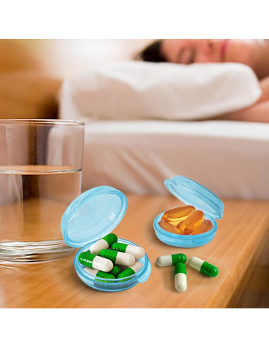 Estuche Portátil para Pastillas ZHENYU 6 Pcs Colorido