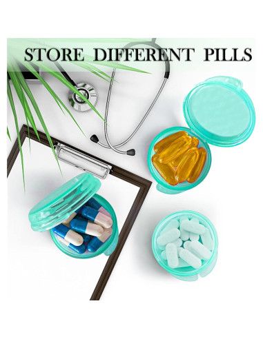 Estuche Portátil para Pastillas ZHENYU 6 Pcs Colorido