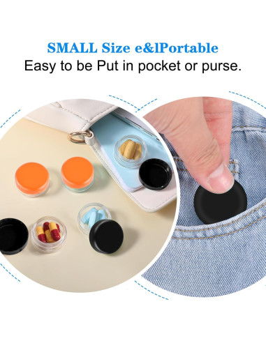Caja Organizadora de Pastillas Dimeho 5 Pcs Portátil Libre BPA